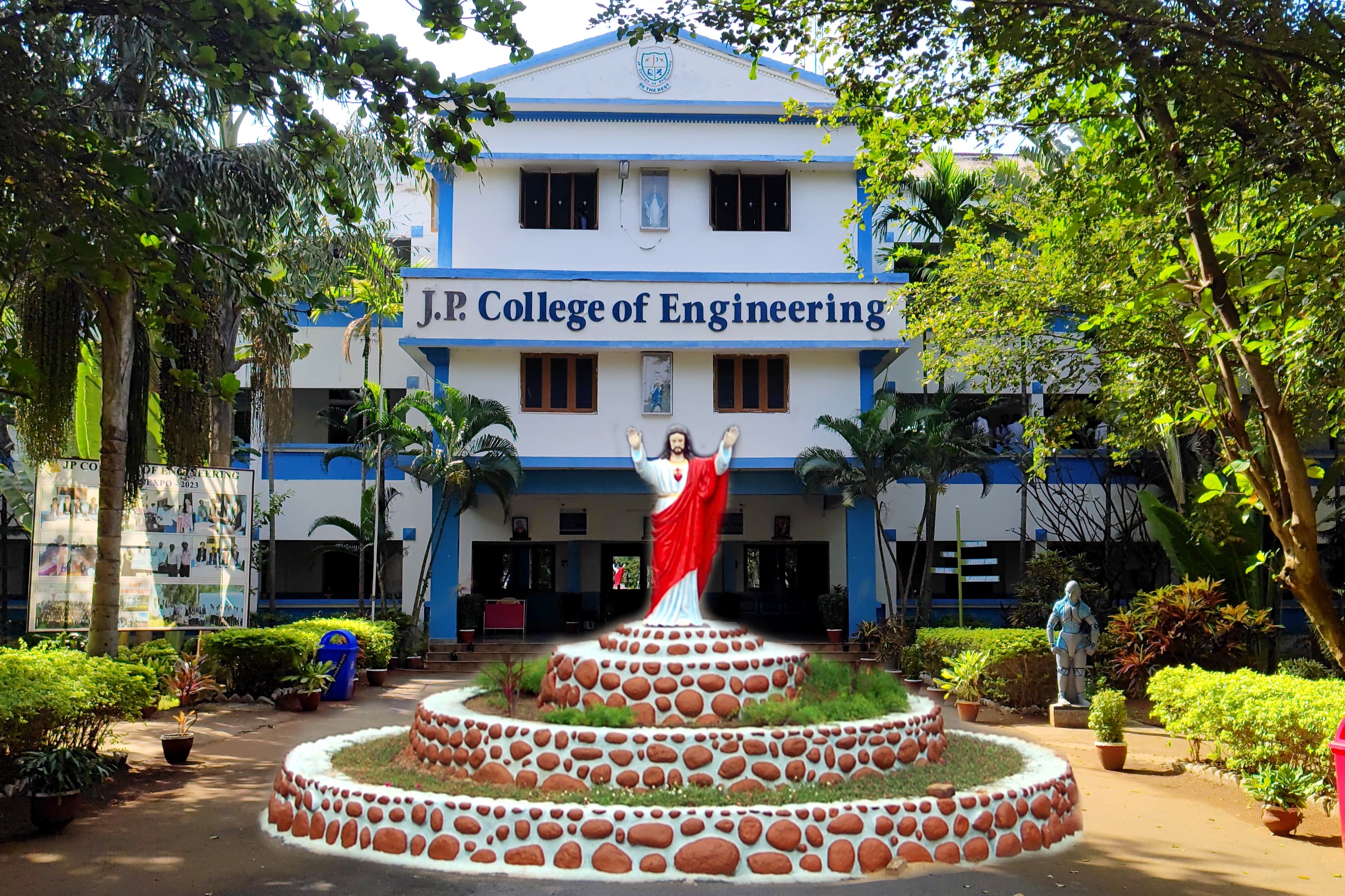 J.P. College of Engineering Main Building - Best Engineering College in Tenkasi